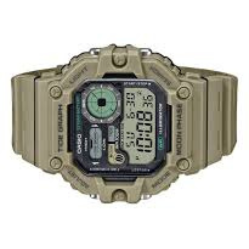 Reloj Casio Hombre Vintage WS 1700H 5AV Tide Graph Moonphase-1