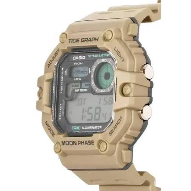 Reloj Casio Hombre Vintage WS 1700H 5AV Tide Graph Moonphase-2