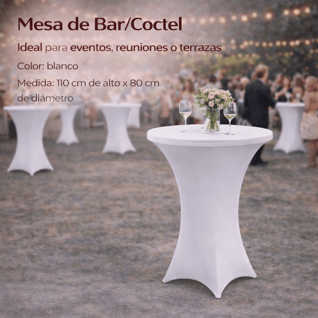 Mesa Plegable Bar/Coctel-1