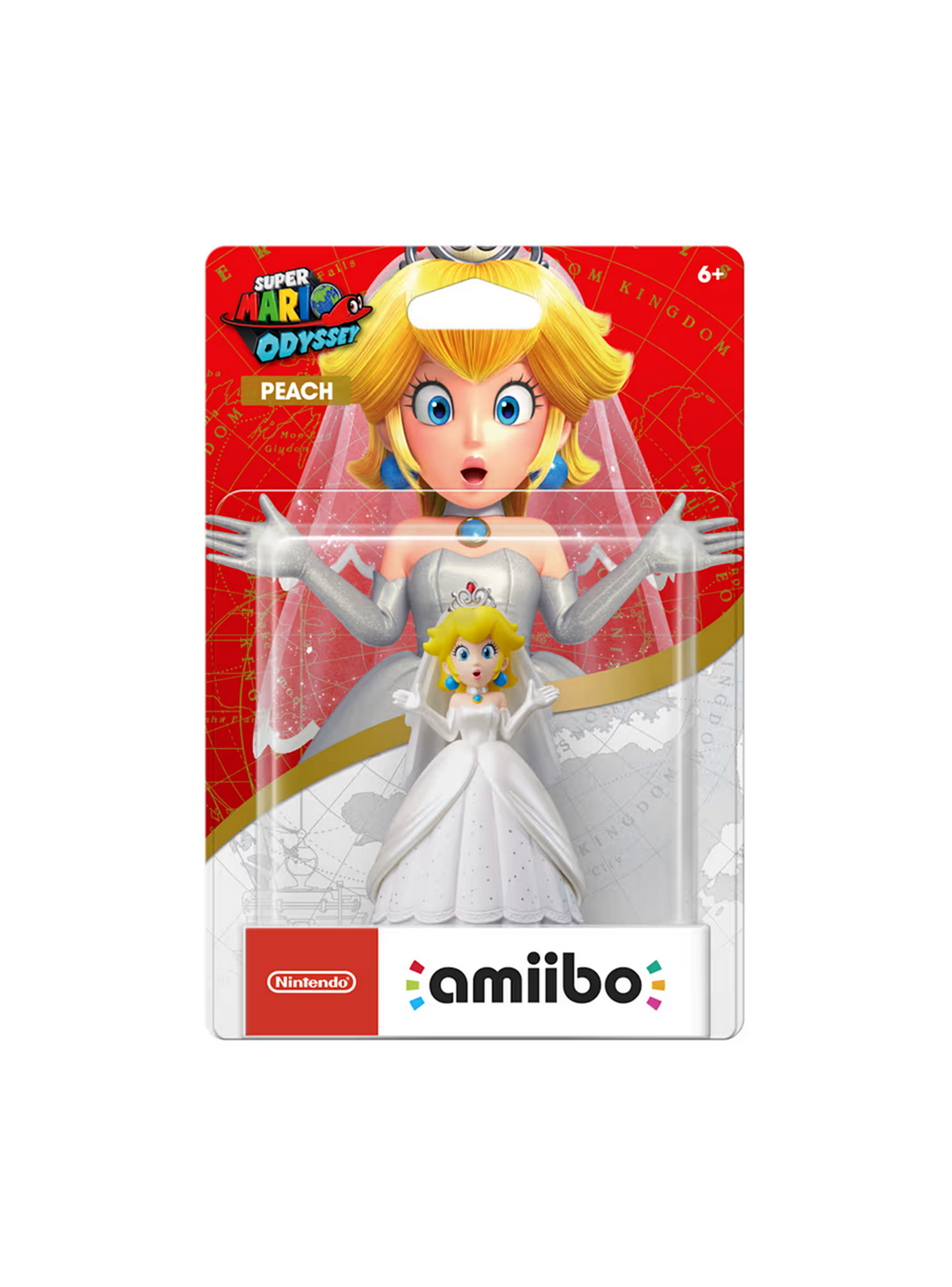 Amiibo Super Mario Odyssey Peach Wedding Outfit-0