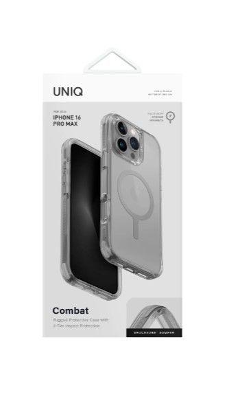 Carcasa Combat Magsafe Iphone 16 Pro Max - Gris-3