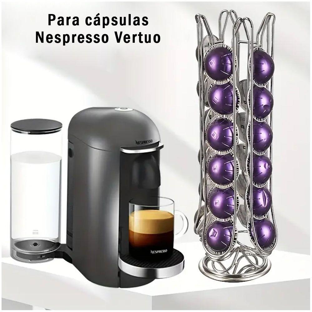 Porta Capsulas Nespresso Plata YZ1618 - 24 Capsulas Vertuo-4