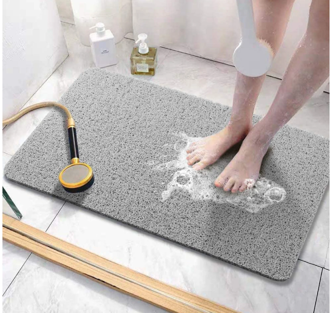 ALFOMBRA 60 X 40 CM PISO BAÑO DUCHA ANTIDESLIZANTE PVC-0