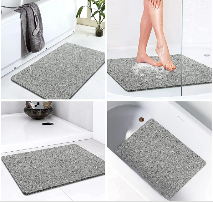 ALFOMBRA 60 X 40 CM PISO BAÑO DUCHA ANTIDESLIZANTE PVC-1