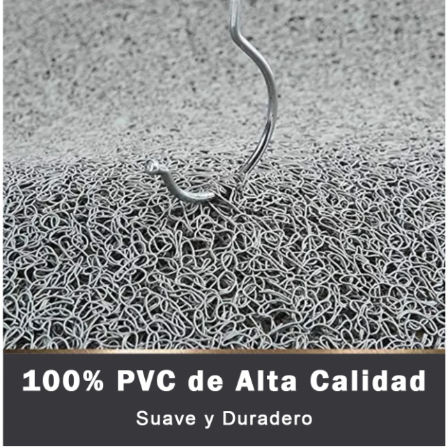 ALFOMBRA 60 X 40 CM PISO BAÑO DUCHA ANTIDESLIZANTE PVC-4