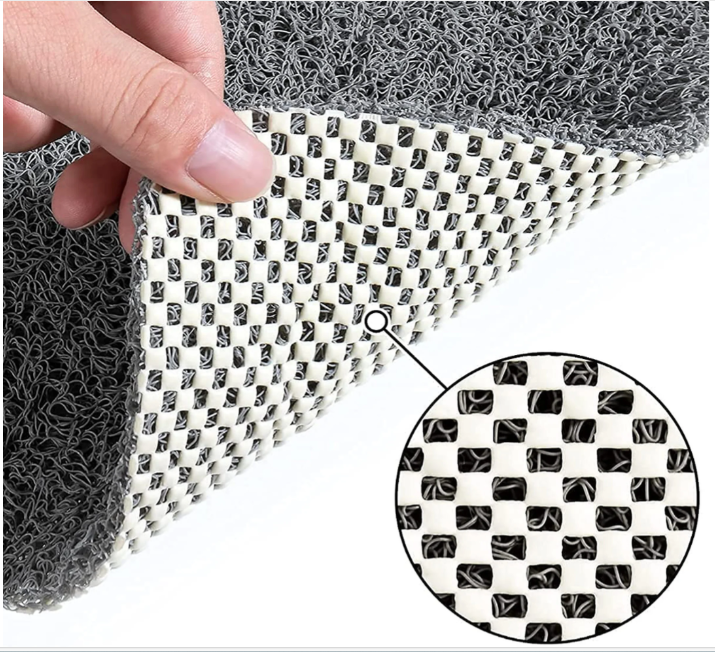 ALFOMBRA 60 X 40 CM PISO BAÑO DUCHA ANTIDESLIZANTE PVC-5
