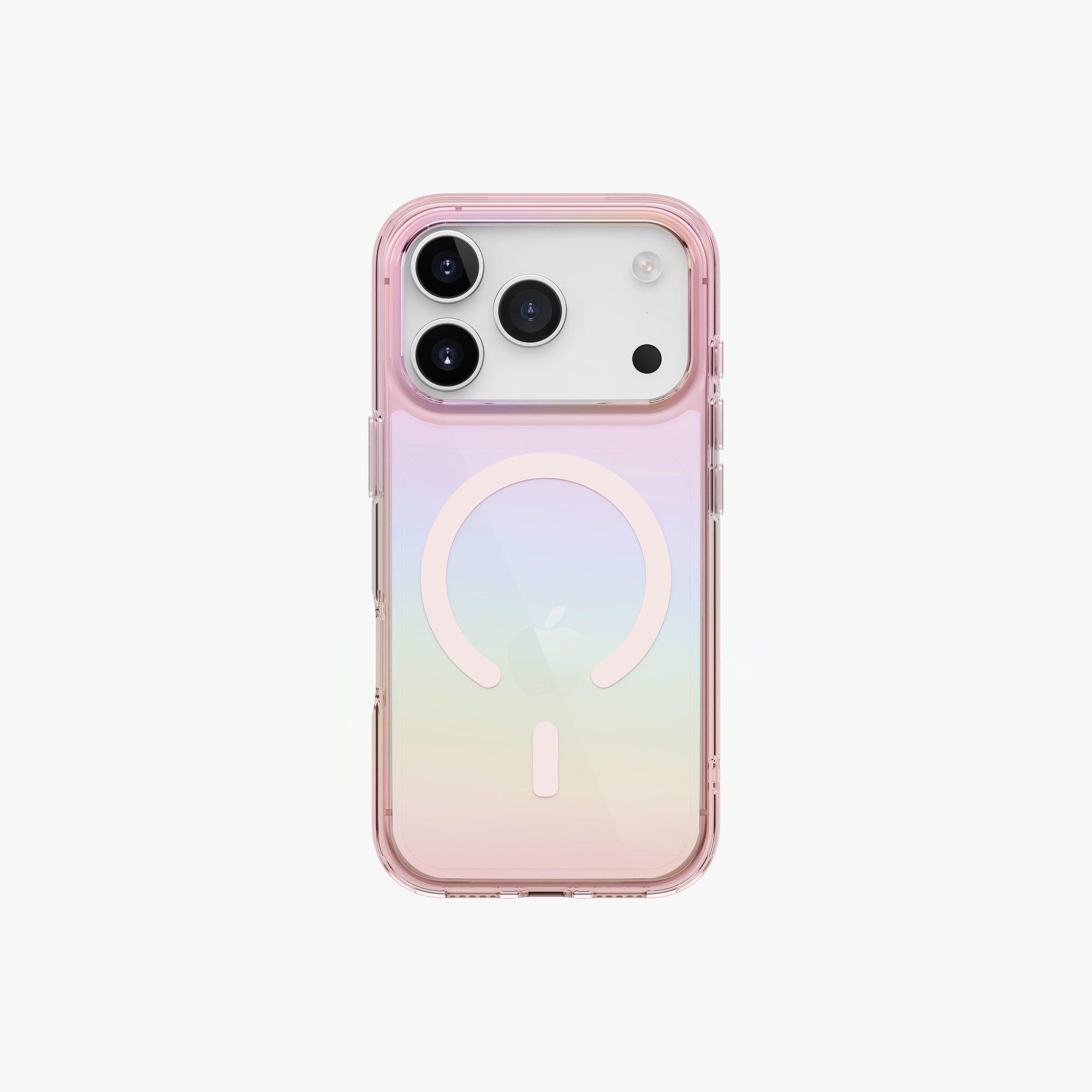 Carcasa Uniq Iridescia Magsafe Iphone 17 Pro Max - Rosa-1