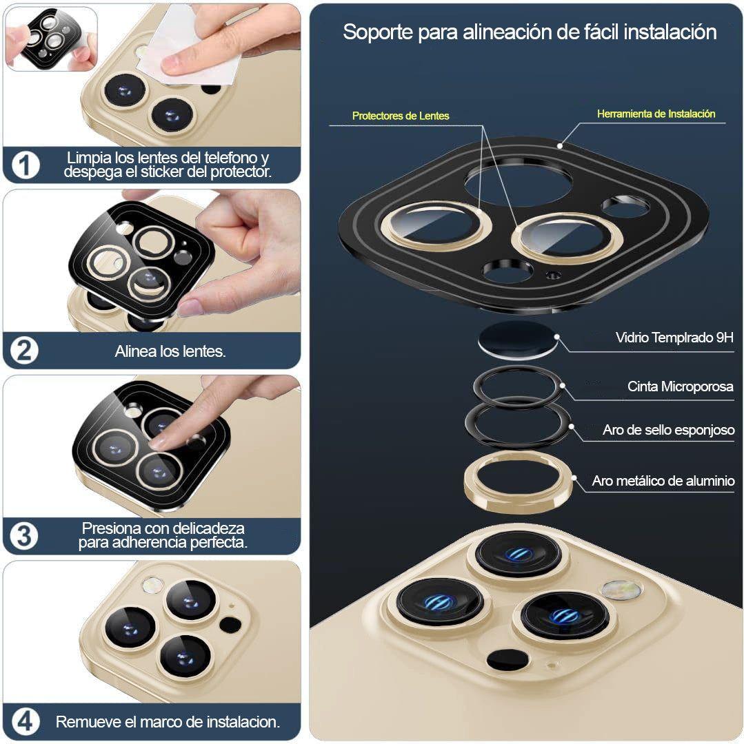 Protector Lente Aluminio Iphone 16 Pro / 16 Pro Max-3