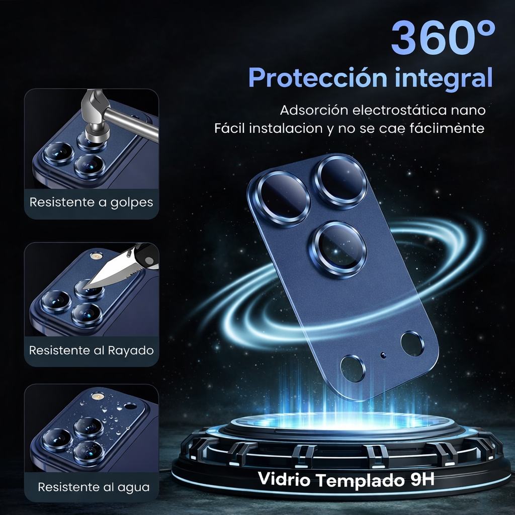 Protector Aluminio Modulo Camara Iphone 17 Pro Max -6