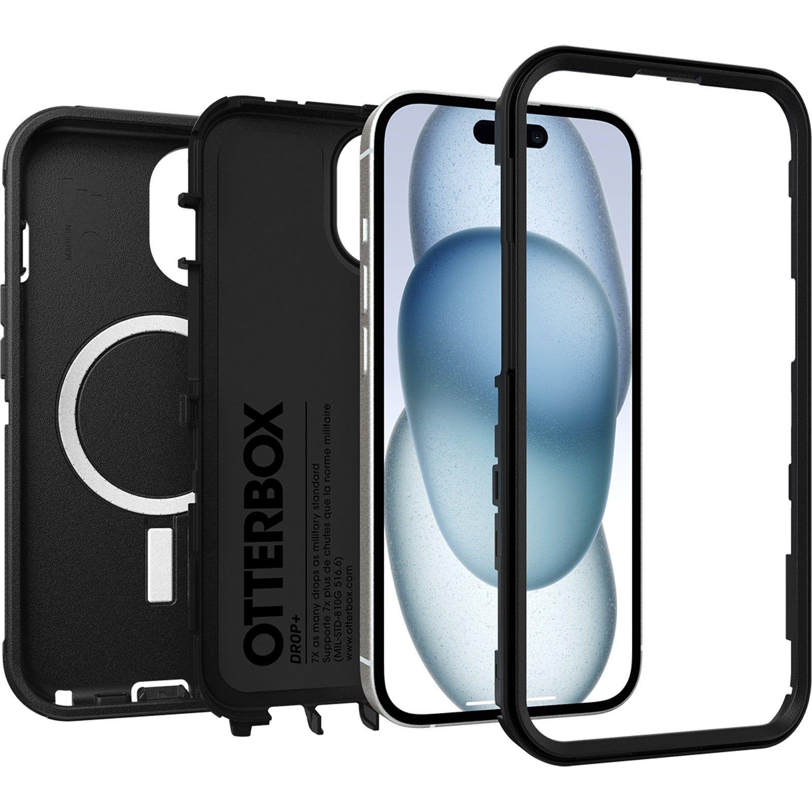Carcasa Otterbox Defender Magsafe Compatible con Iphone 16e / 15 / 14 / 13 - Negra-2