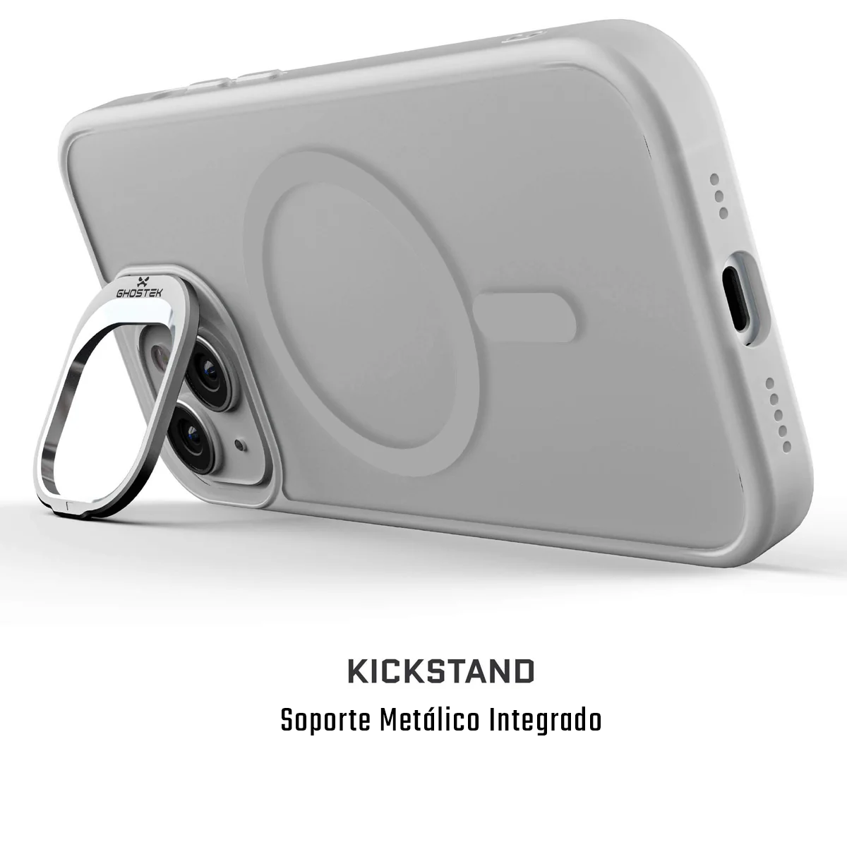 Carcasa Ghostek Kickcam Iphone 15 / 14 / 13 - Blanca-2
