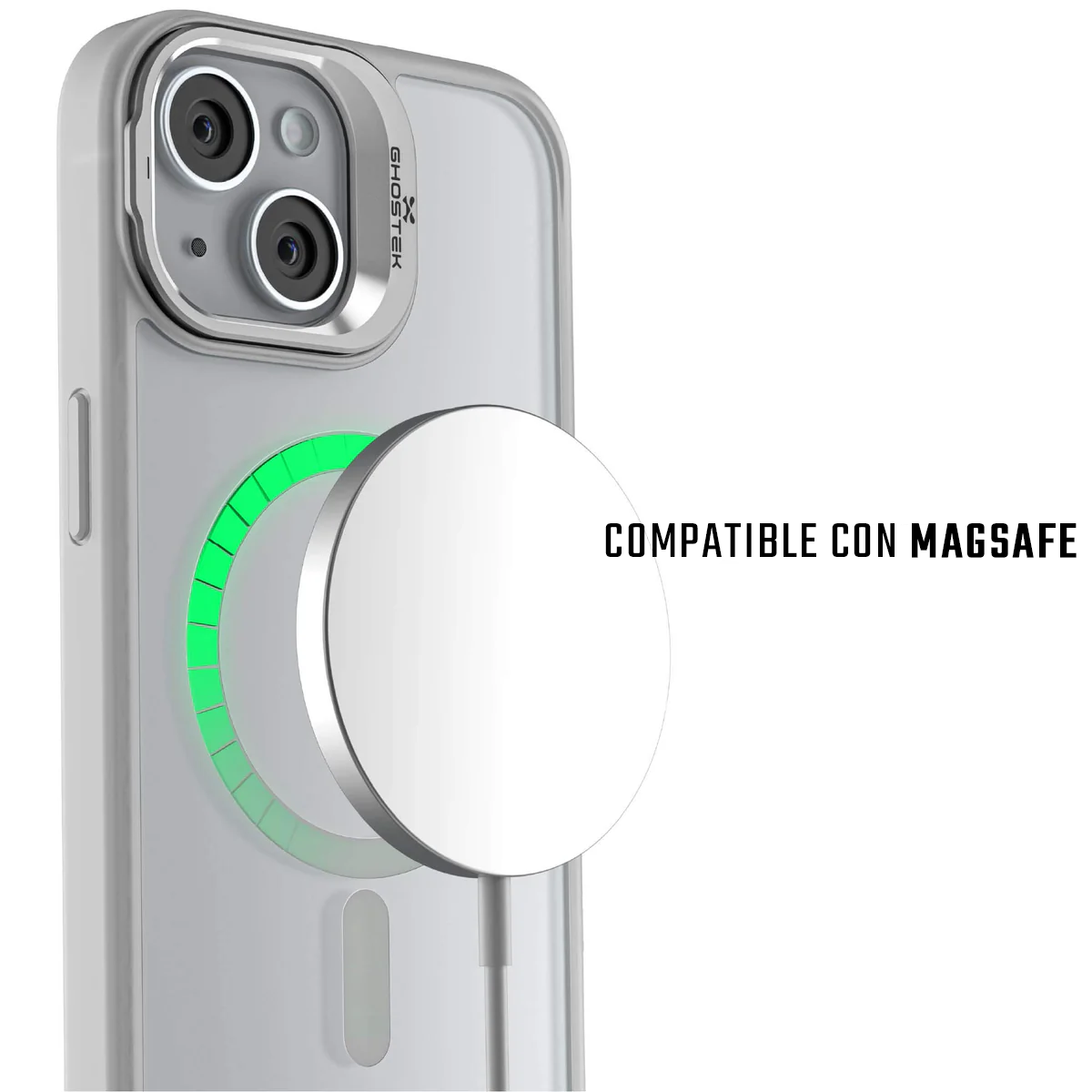 Carcasa Ghostek Kickcam Iphone 15 / 14 / 13 - Blanca-4