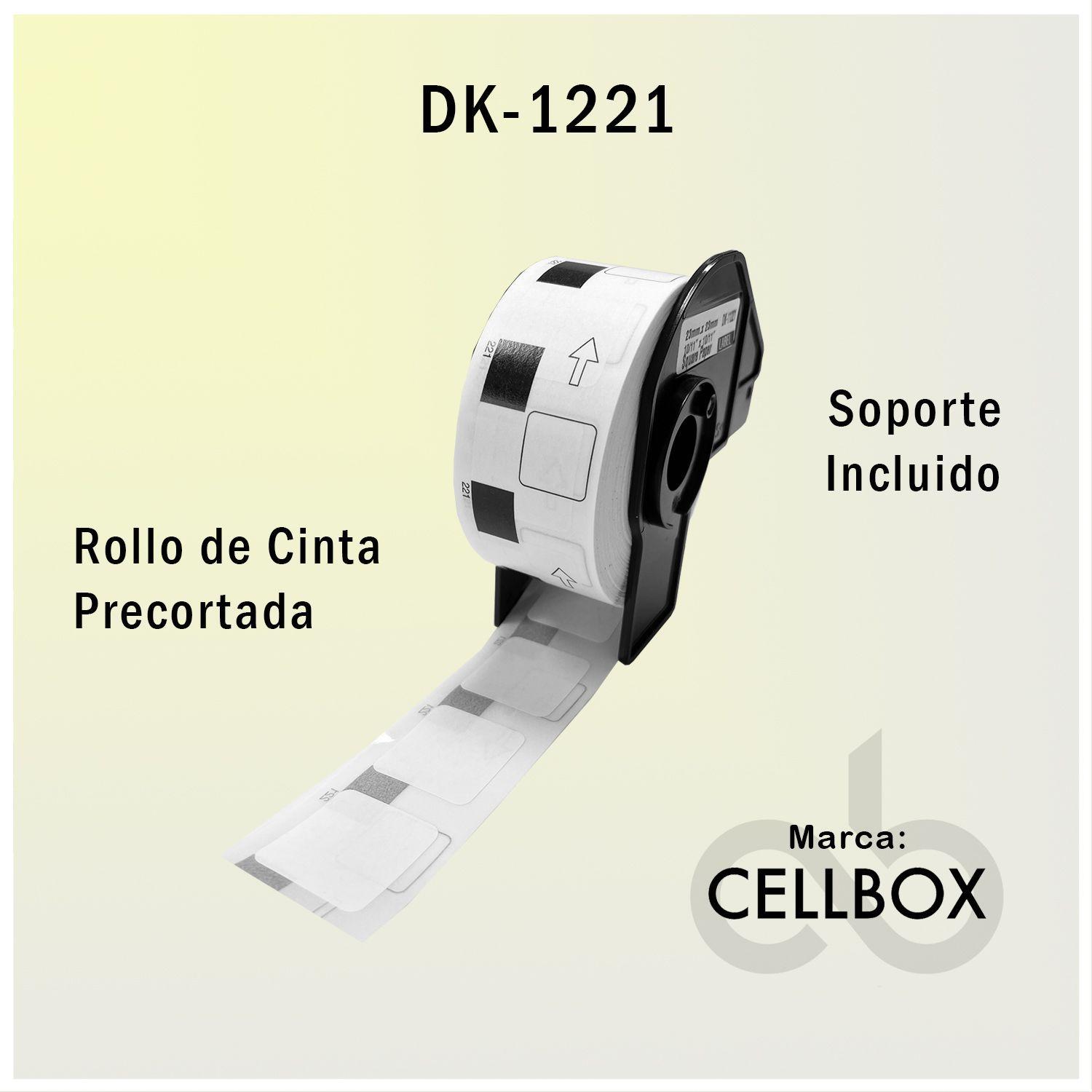 ROLLO DE ETIQUETAS C2B-DK-1221 - 1000 ETIQUETAS-2