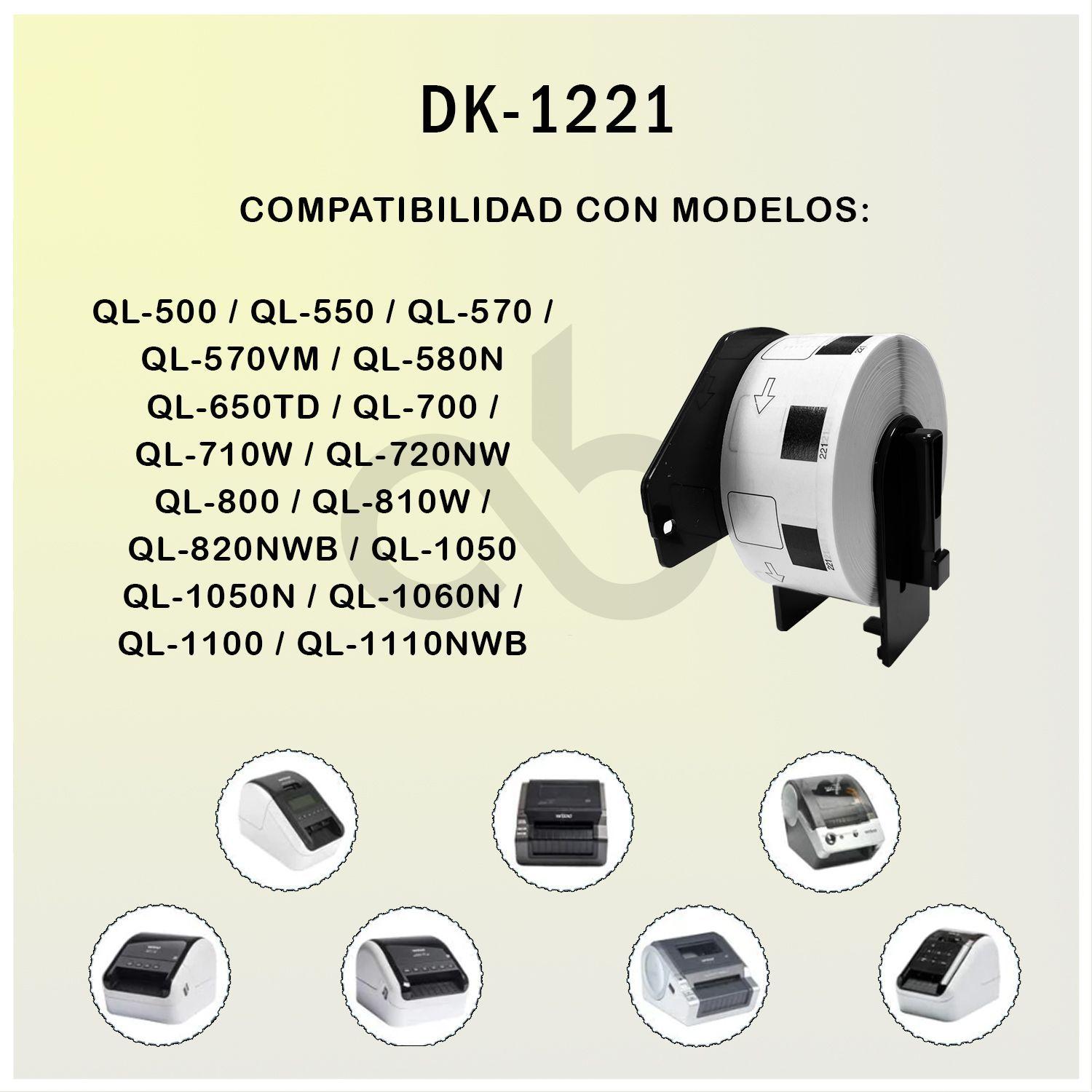 ROLLO DE ETIQUETAS C2B-DK-1221 - 1000 ETIQUETAS-3