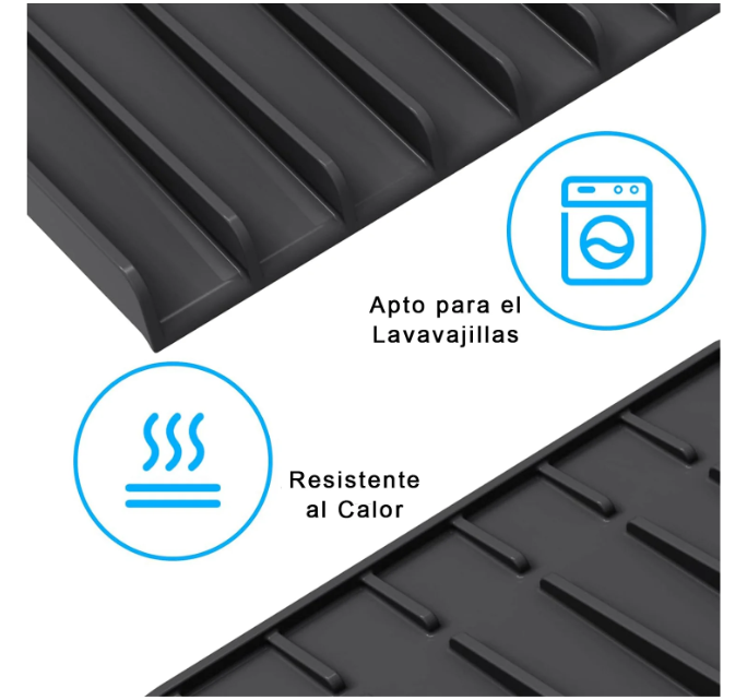 PROTECTOR SILICONA ESCURRIDOR GRIFO LAVAPLATOS LOZA COCINA-1