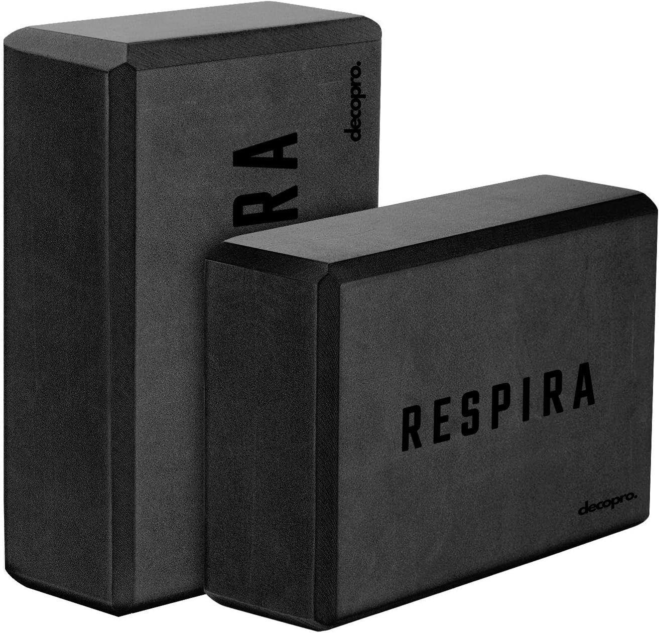Pack de 2 Cubos de Yoga EVA /  Negro - Decopro-0