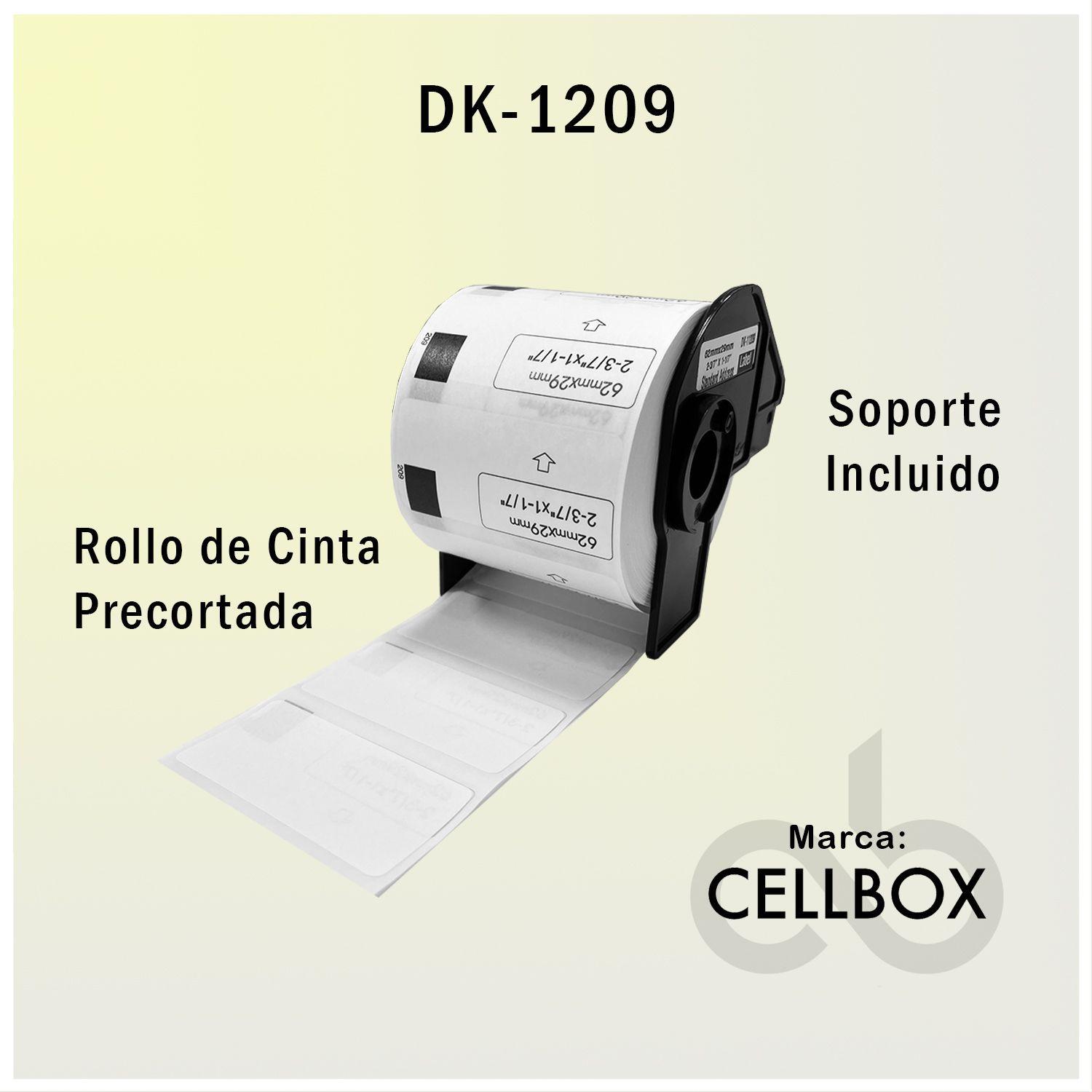 ROLLO DE ETIQUETAS C2B-DK-1209 - 800 ETIQUETAS-2