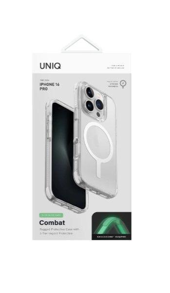 Carcasa Uniq Combat Magsafe Iphone 16 Pro - Blanca Luminous-4