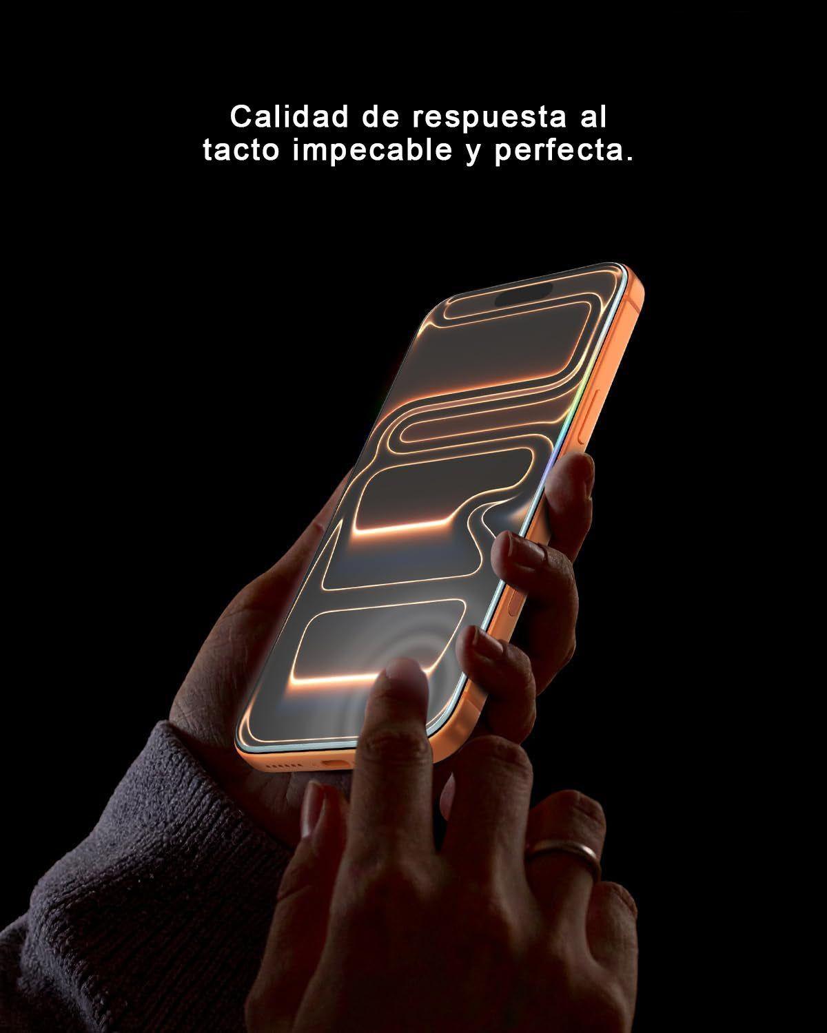 Pack de 3 Laminas Transparente Vidrio Templado Iphone 17 Pro-4