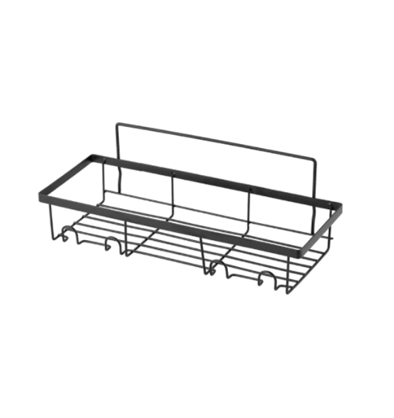 PACK 2 ORGANIZADOR PARA DUCHA COCINA REPISA - ACERO - ADHESIVO-0
