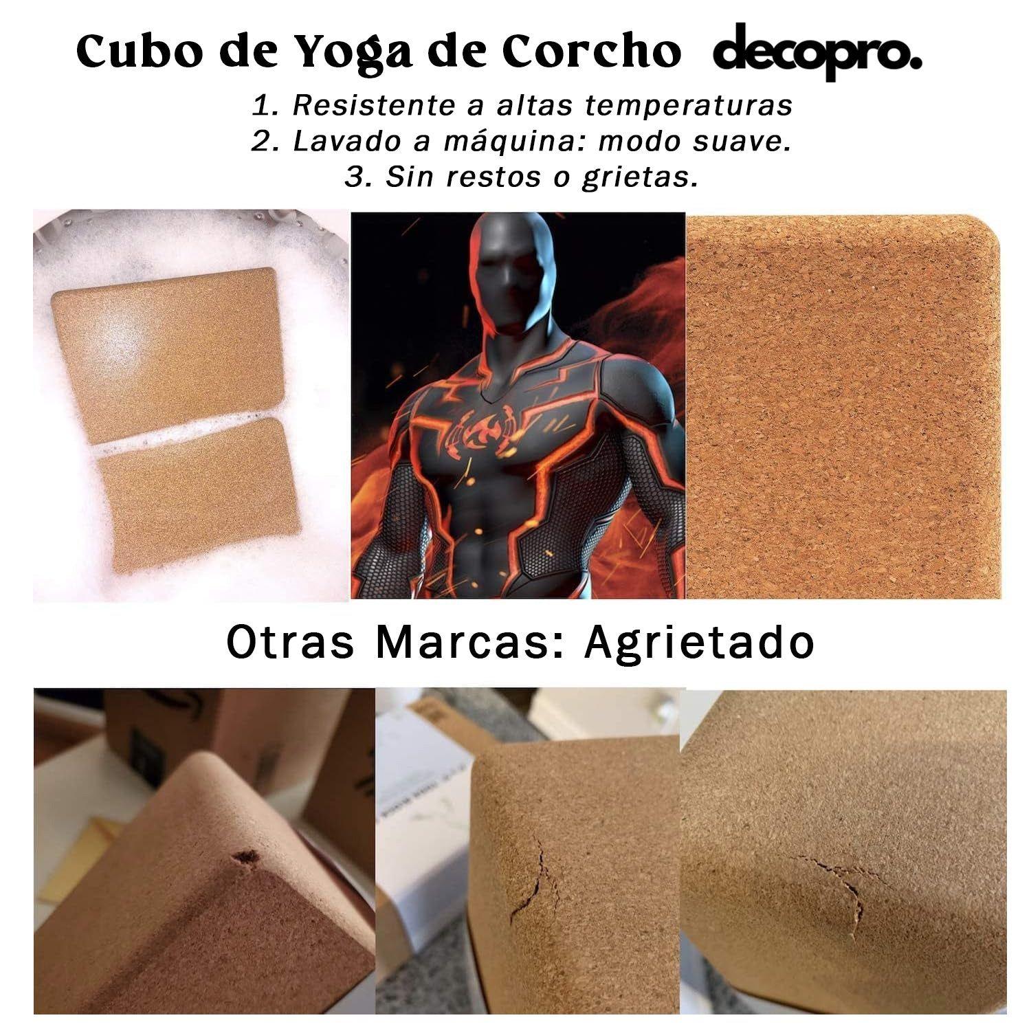 Pack de 2Cubos de Yoga /  Corcho - Decopro-5