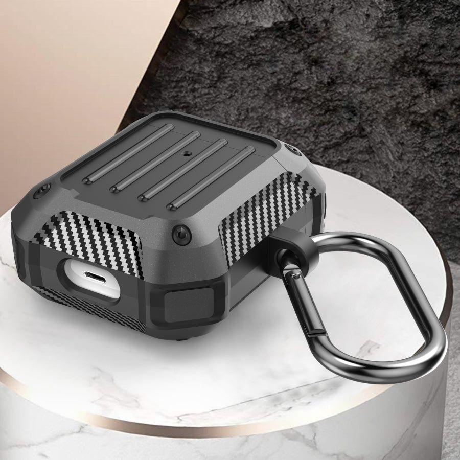 Funda Silicona New Wiwu Airpods Serie 1&2 Negra-2