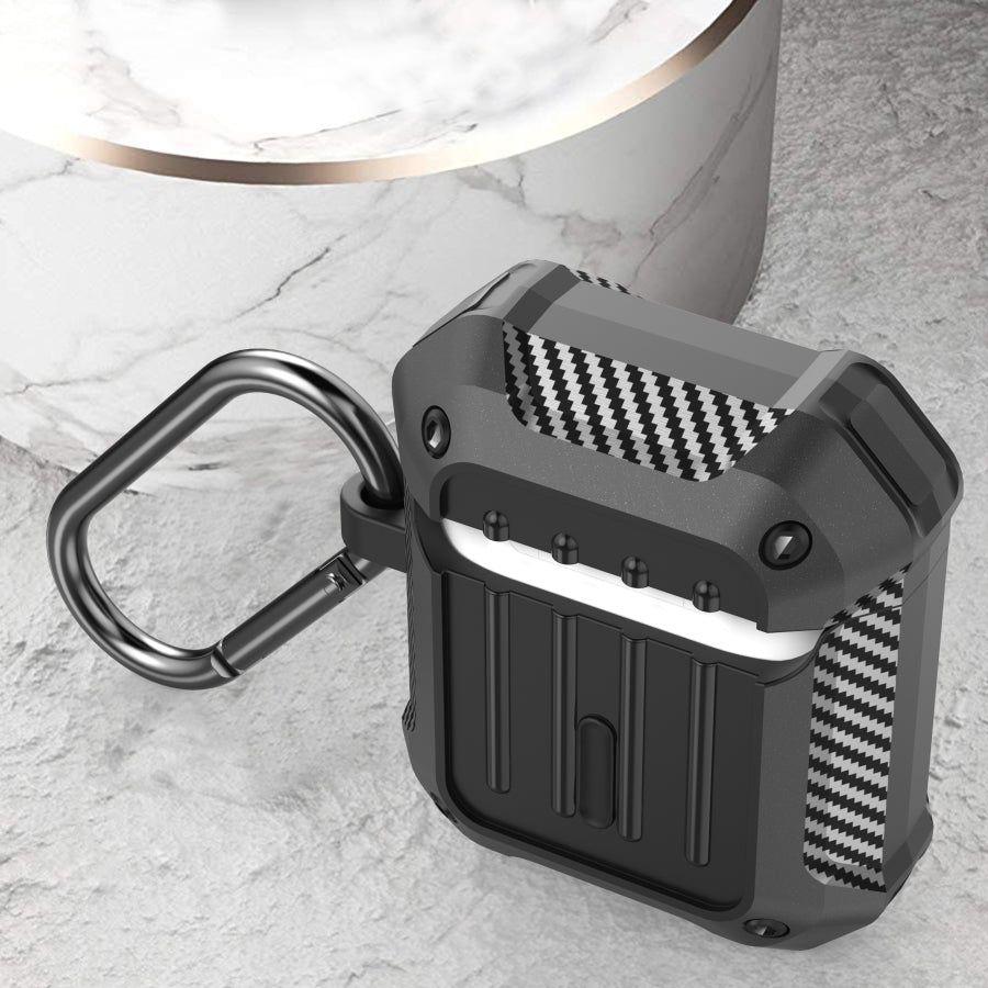 Funda Silicona New Wiwu Airpods Serie 1&2 Negra-3