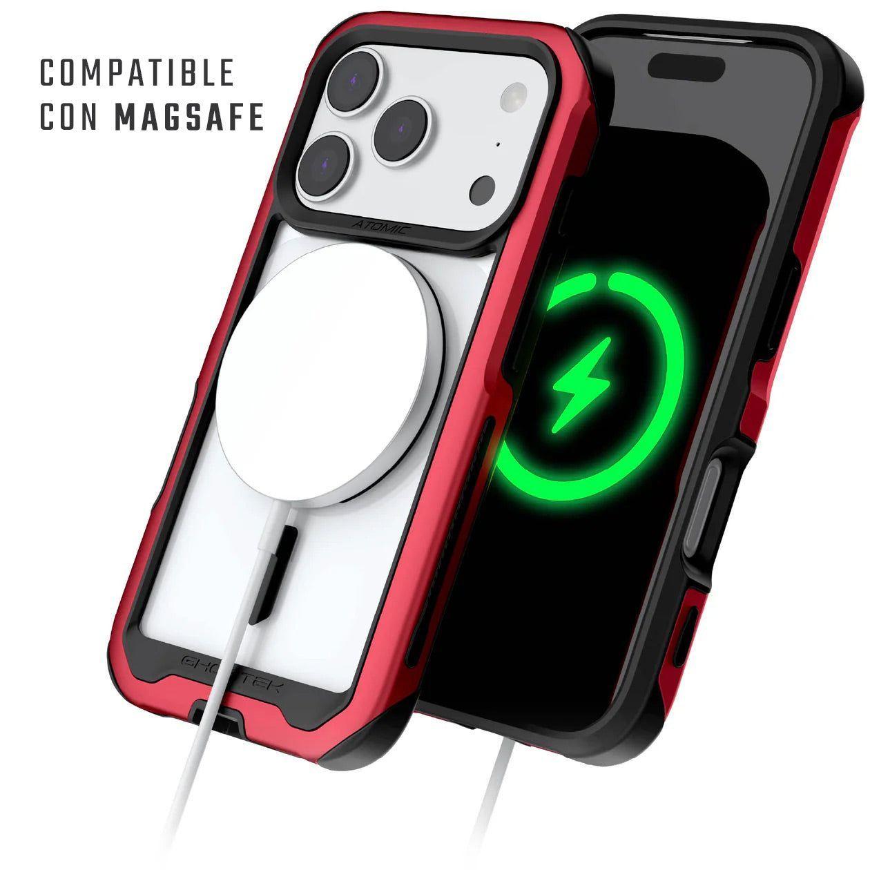 Carcasa Ghostek Atomic Slim Iphone 17 Pro - Roja-2