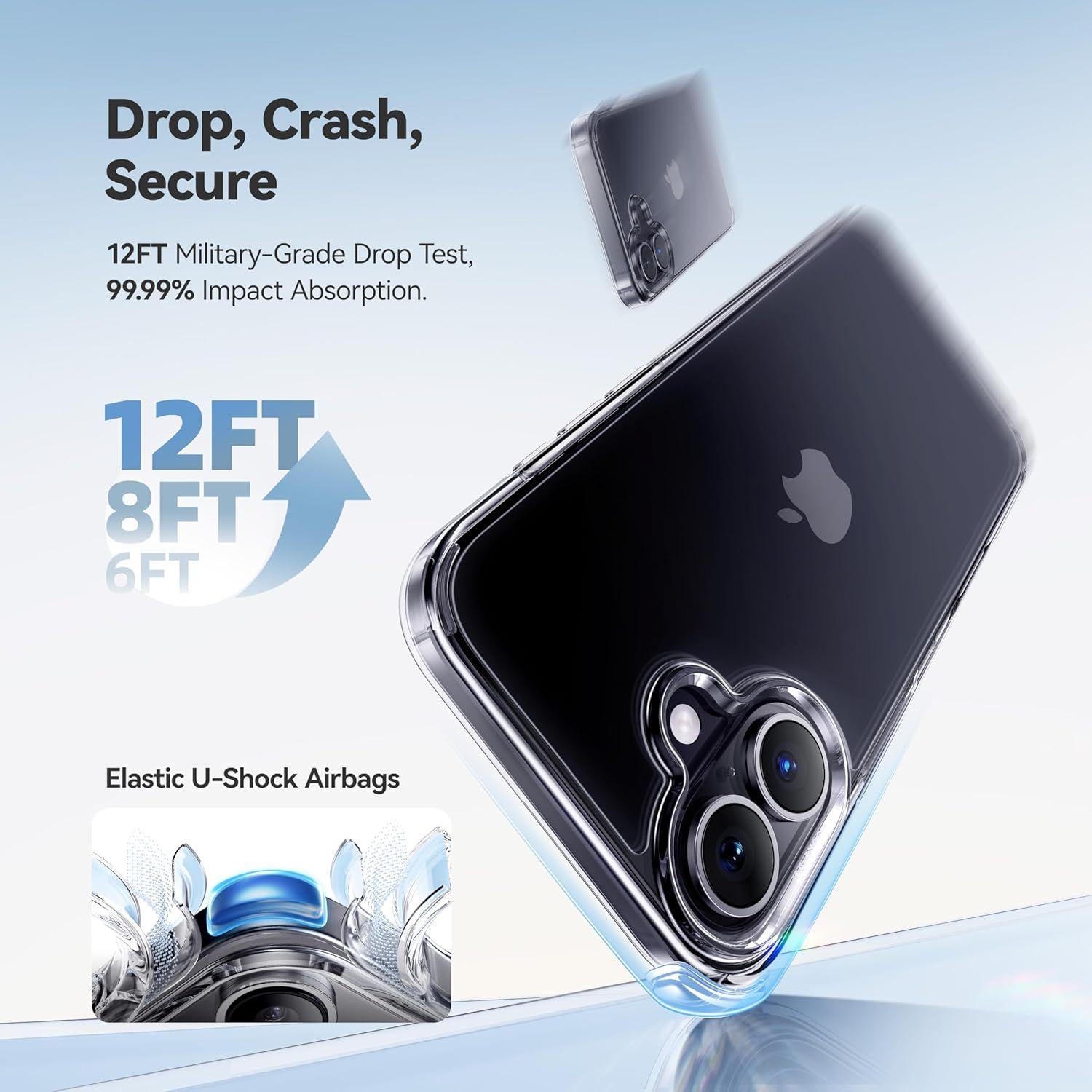Carcasa Voorca Rígida Delgada Iphone 16 Plus-2