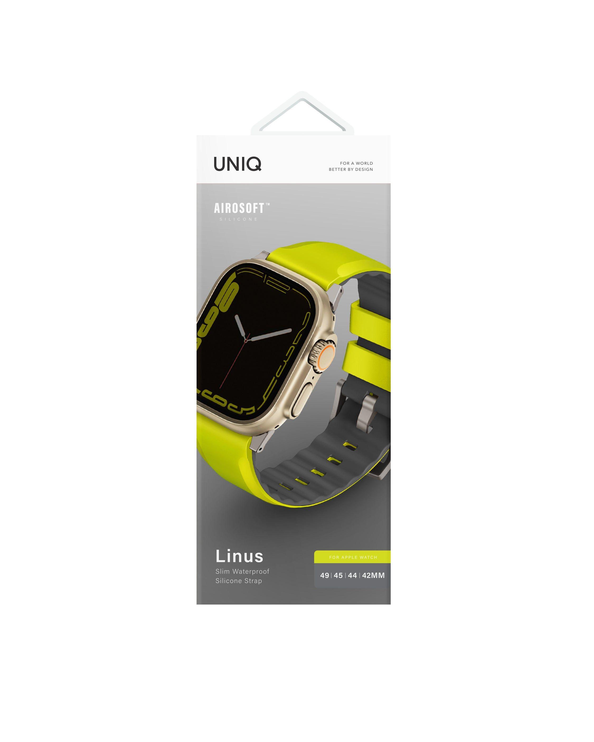 CORREA UNIQ LINUS SILICONA APPLE WATCH COMPATIBLE CON 42 / 44 / 45 / ULTRA 49 MM-2