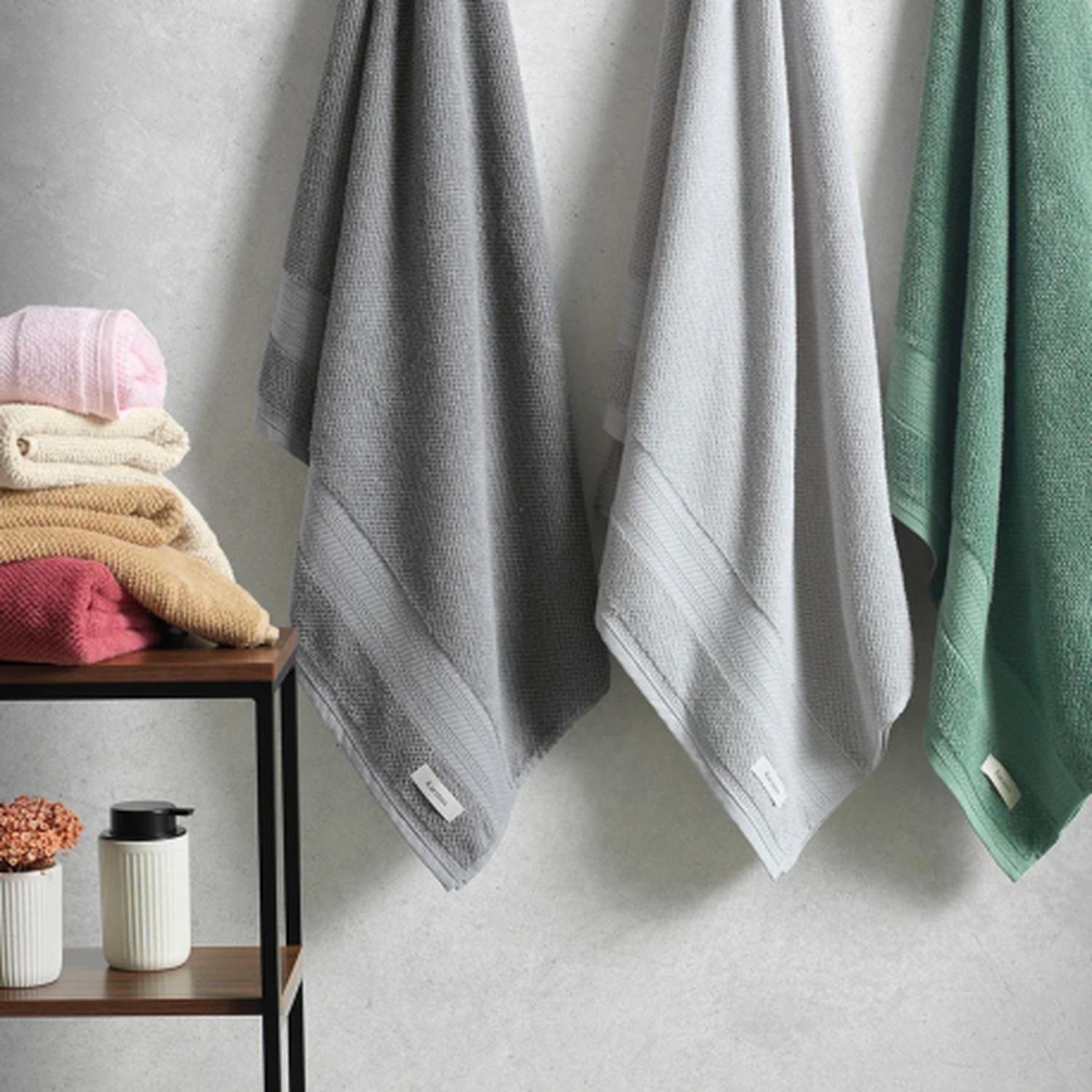 Toalla de mano Karsten Empire 380g 48x70cm Gris-2