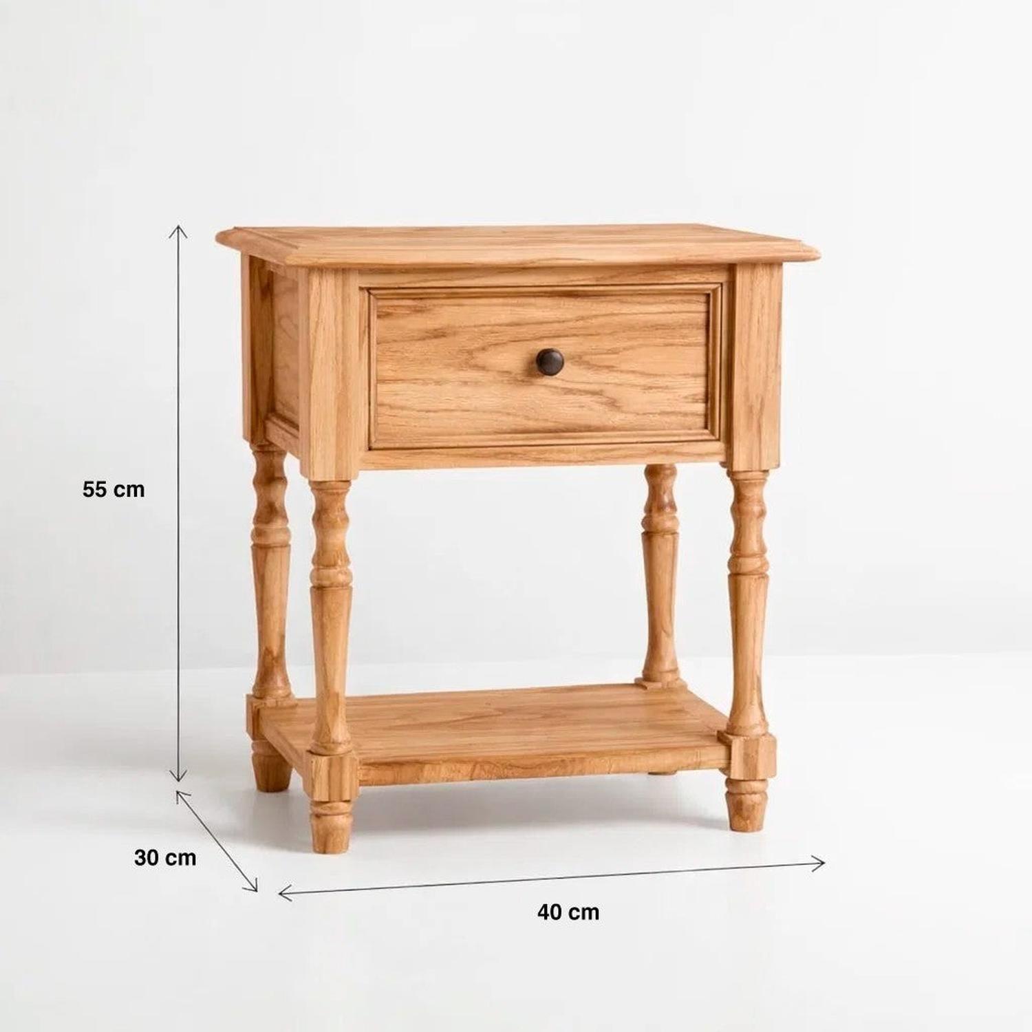 Velador Provenza Miel 1 cajon-3