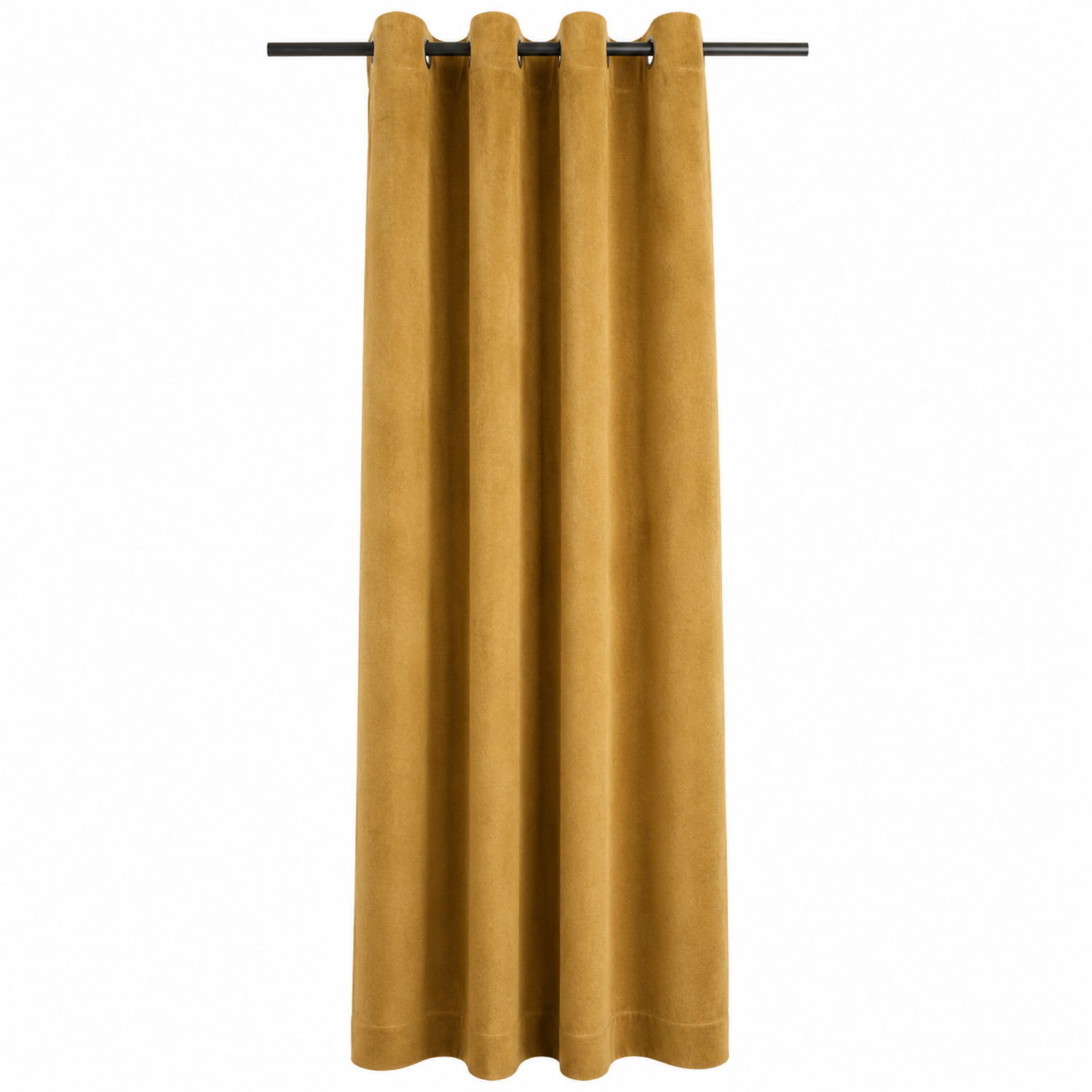 Cortina argollas Felpa New Velvet Tabaco, Masel-0