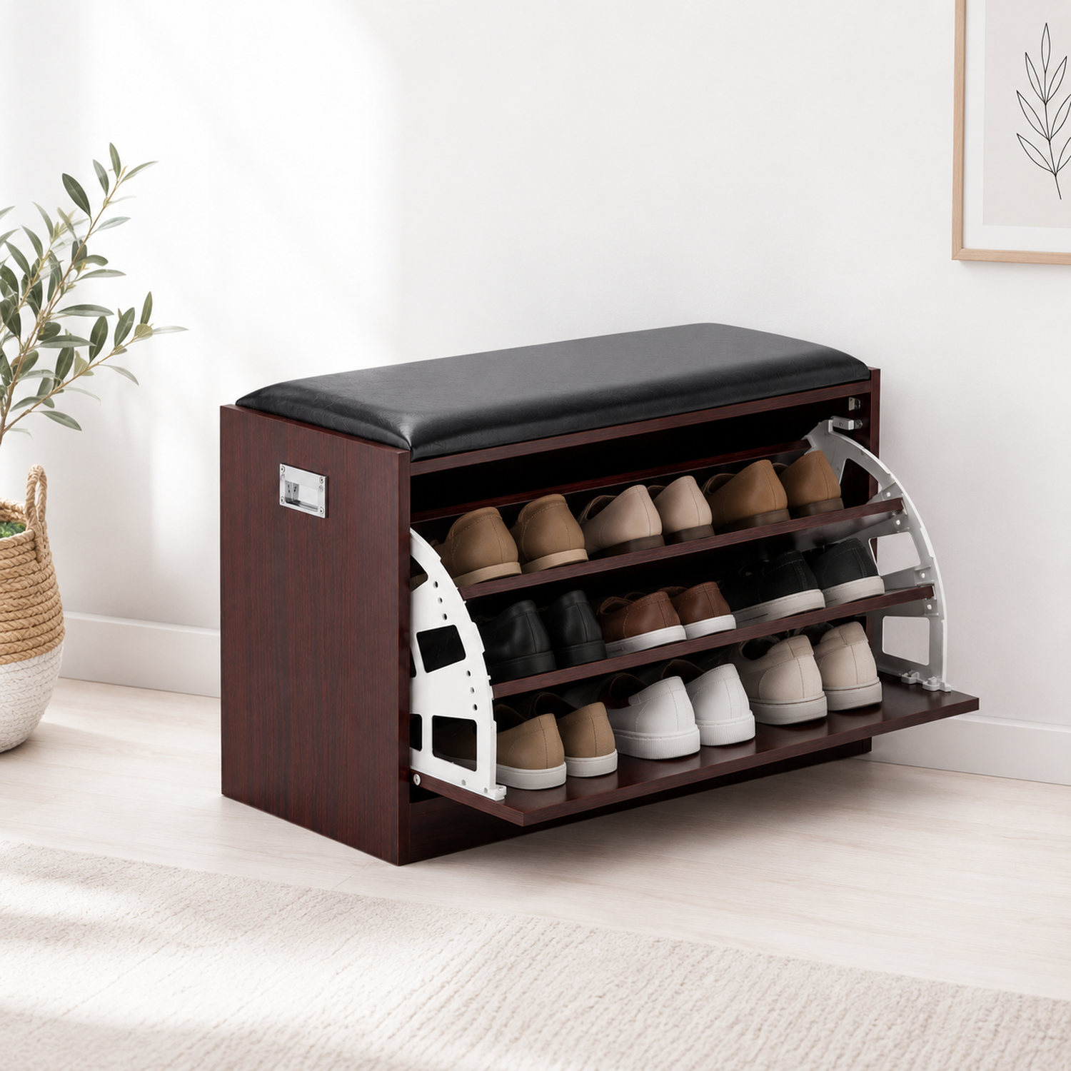 Mueble Zapatero con Cojín-1