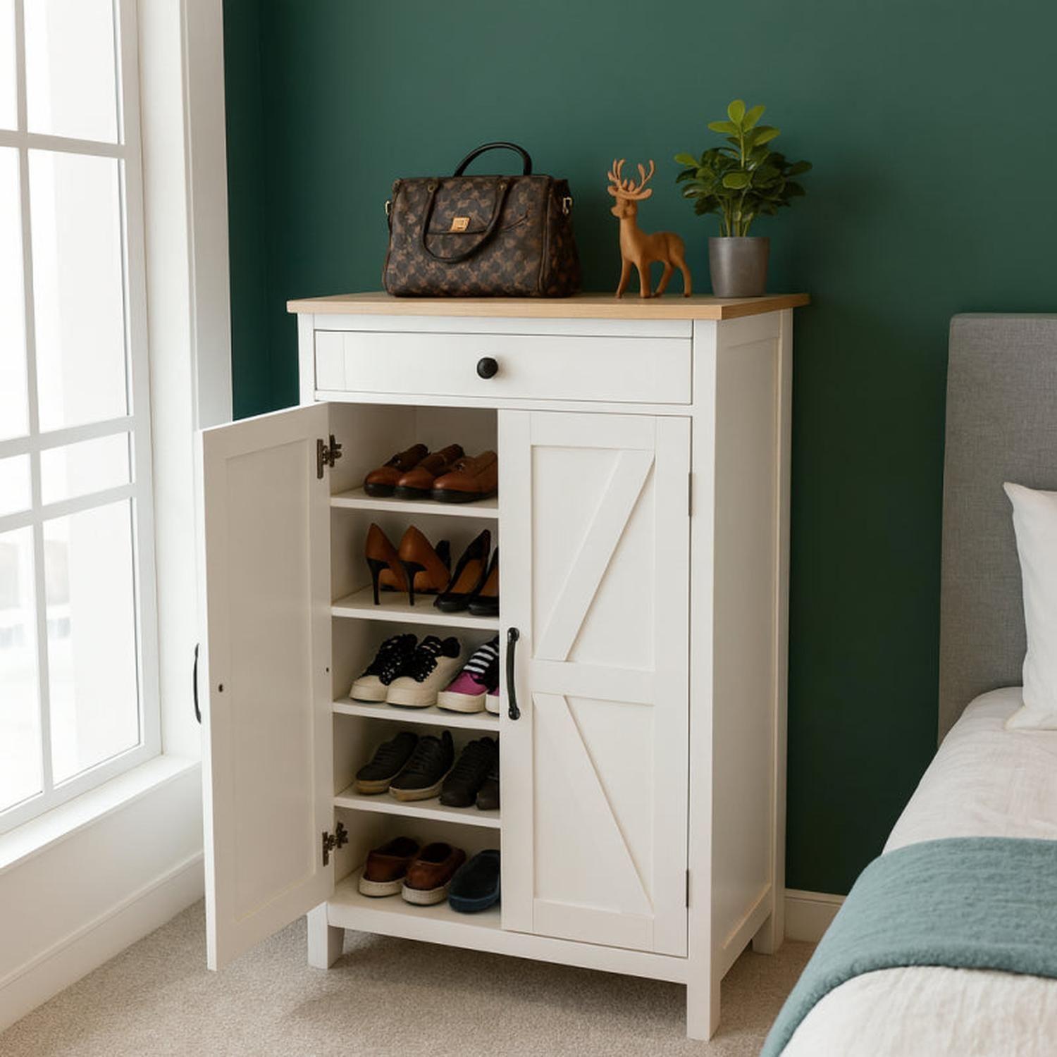 Mueble zapatero para 22 zapatos-1