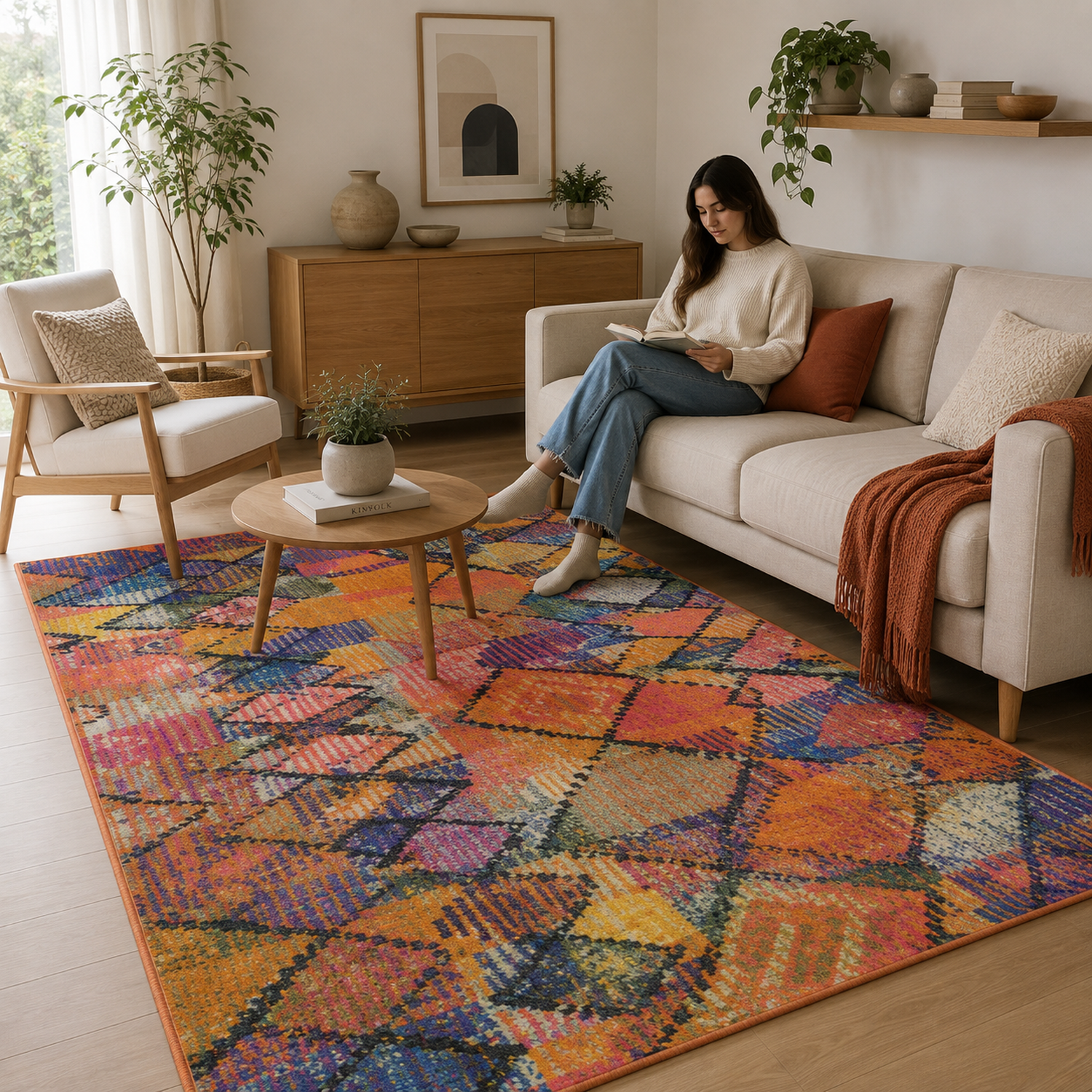 Alfombra Frise Boutique 133x190 Baniano 819371-1