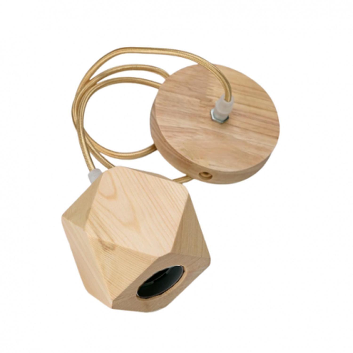 Soquete madera porta ampolleta e27 modelo beteigeuze I-1