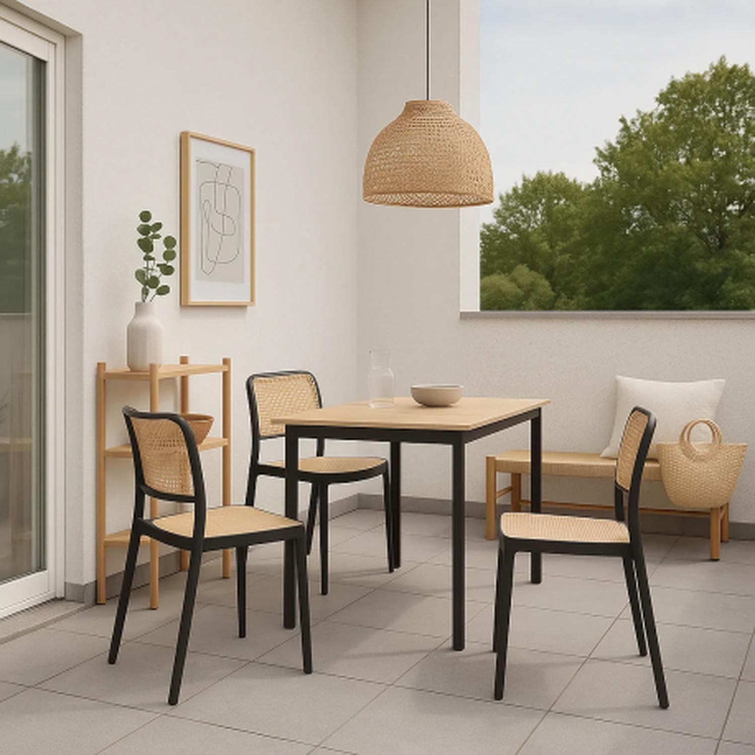 Silla Comedor Marques Negra-2