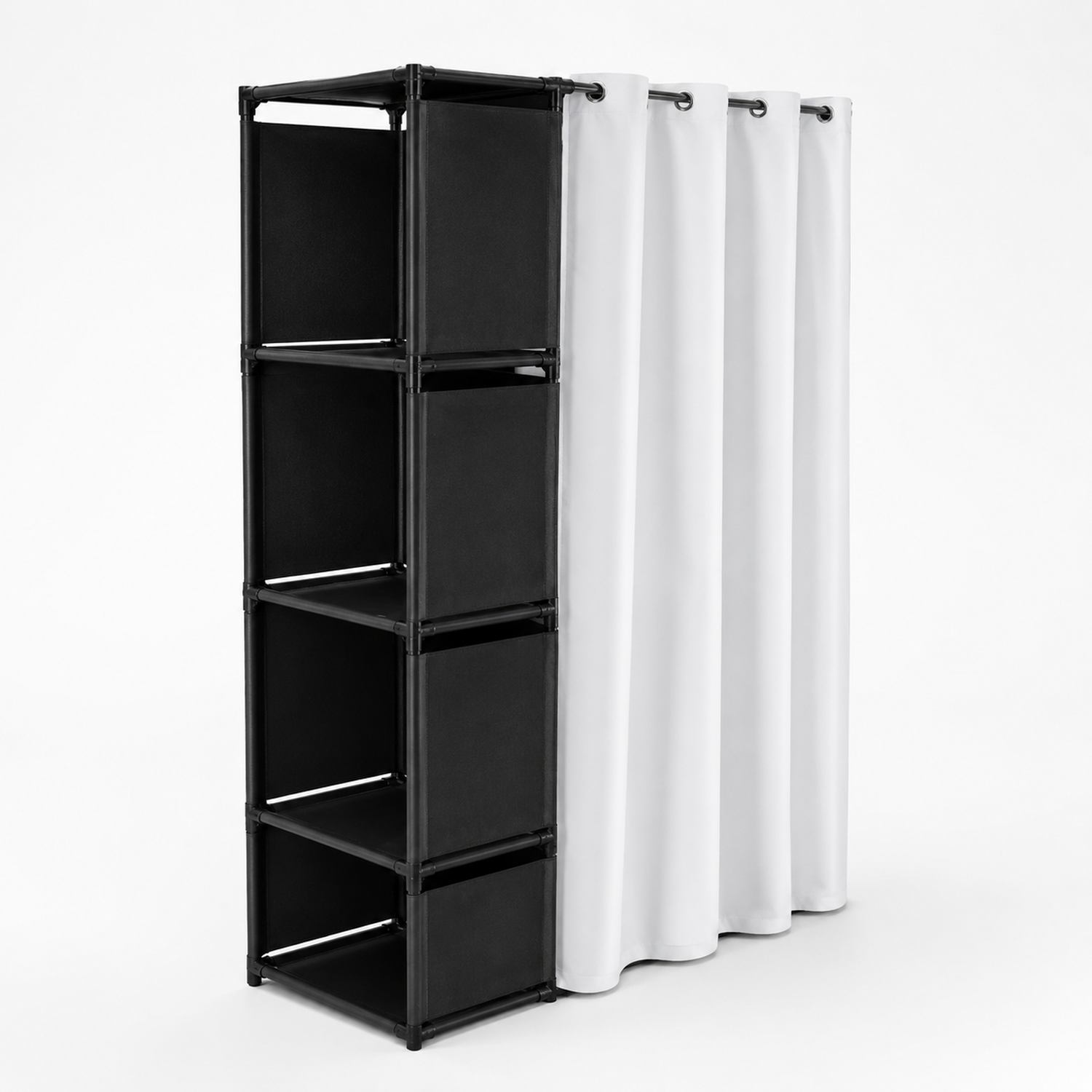 Closet organizador plegable Gris-0