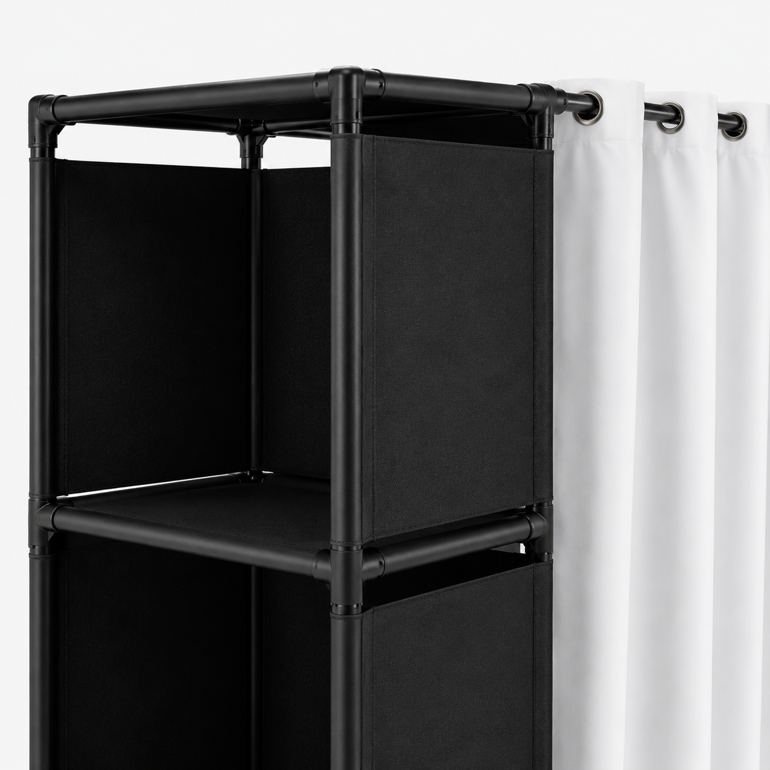 Closet organizador plegable Gris-5