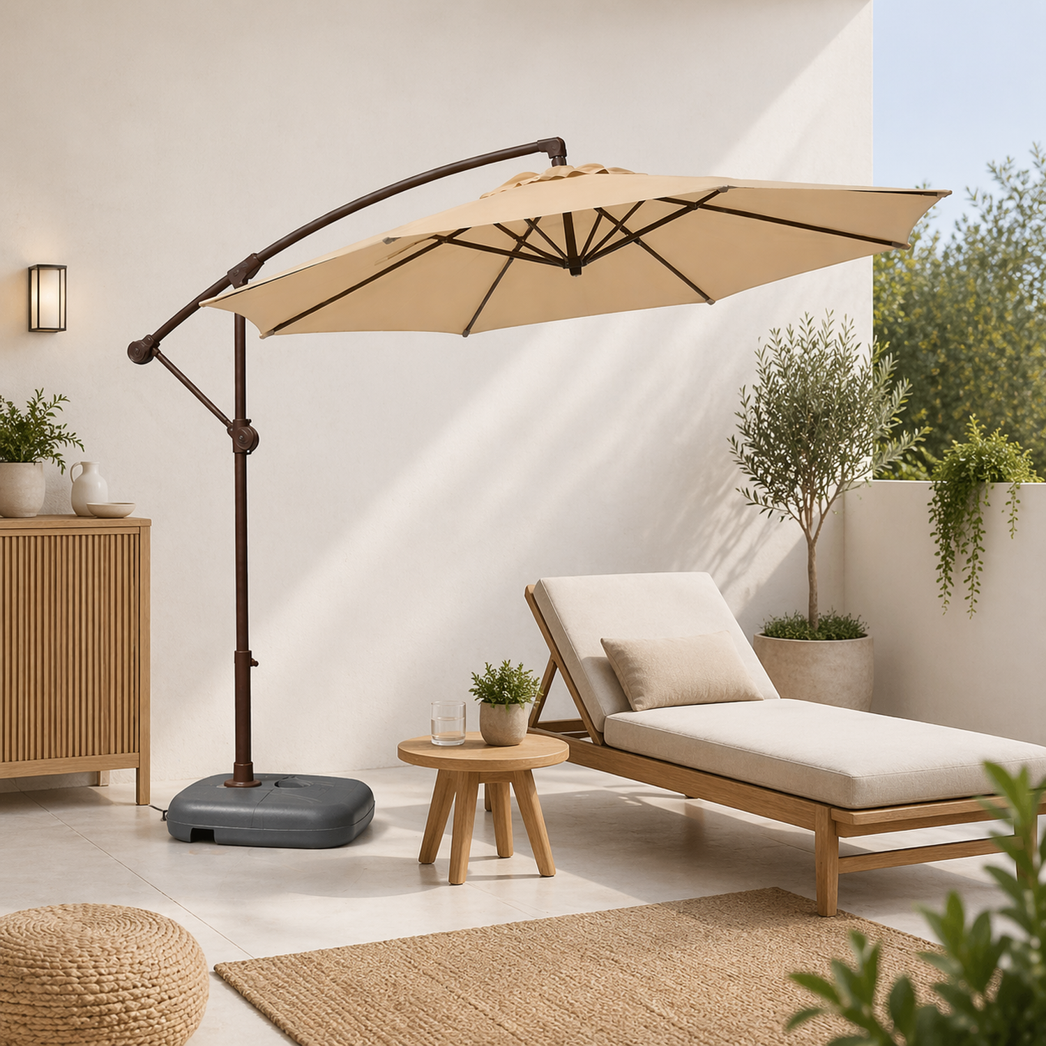 Quitasol Lateral 3M Terraluxe Beige-1