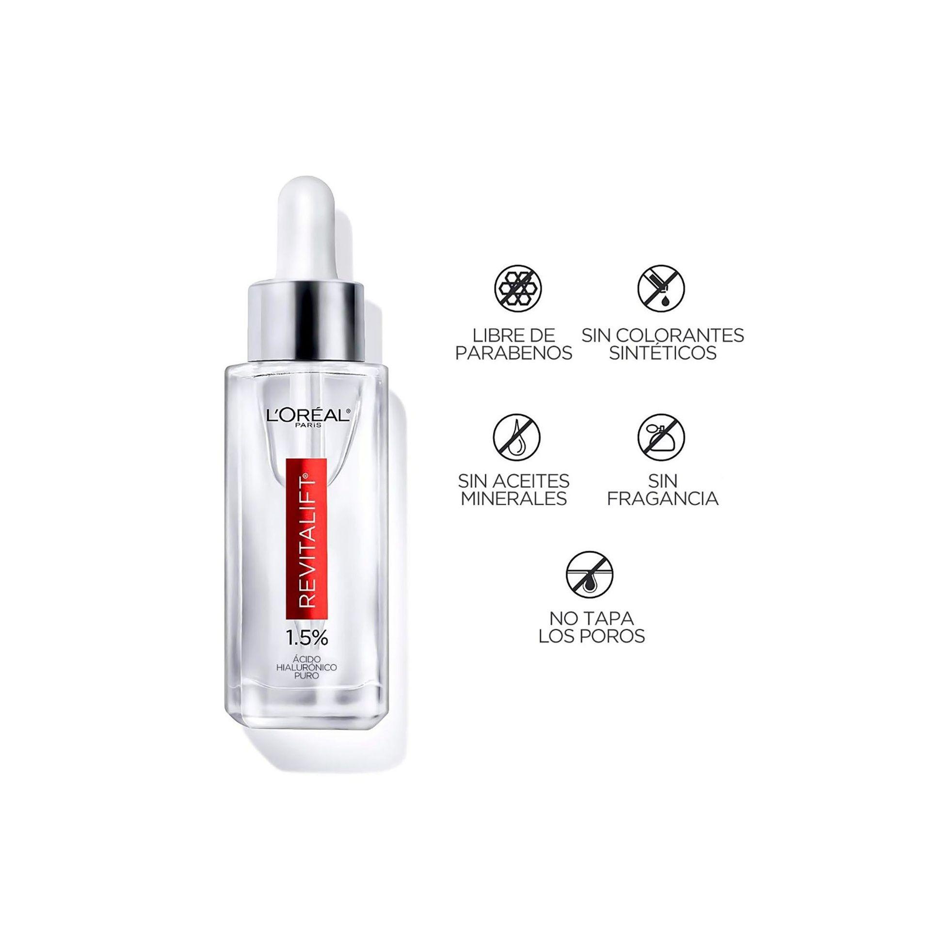 Pack L'Oréal Paris Revitalift Glass Skin Sérum Ácido Hialurónico + Crema Líquida-3