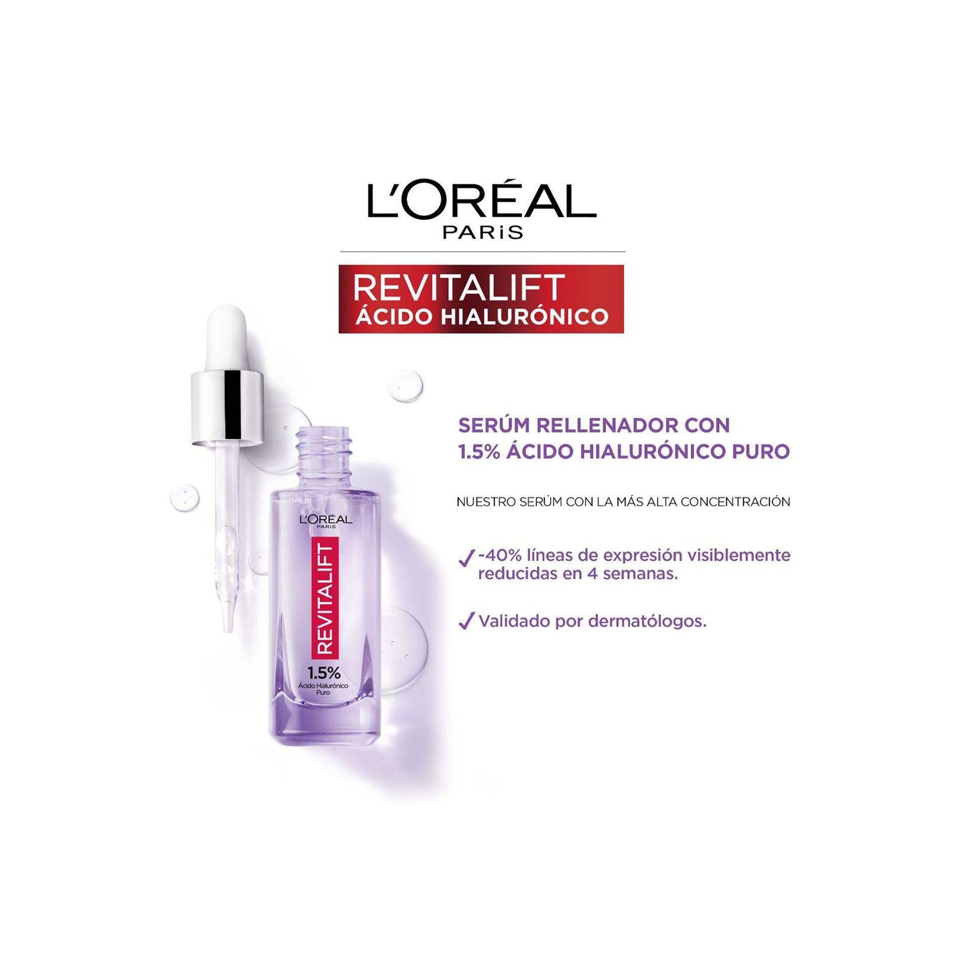 Pack L'Oréal Paris Revitalift Glass Skin Sérum Ácido Hialurónico + Crema Líquida-4