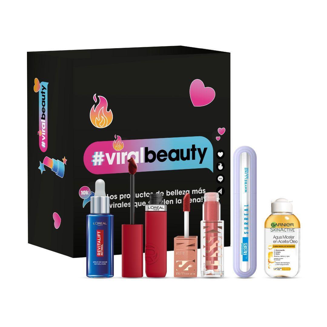 Viral Beauty Box L'Oréal Paris Sérum Retinol y Makeup Glam-0