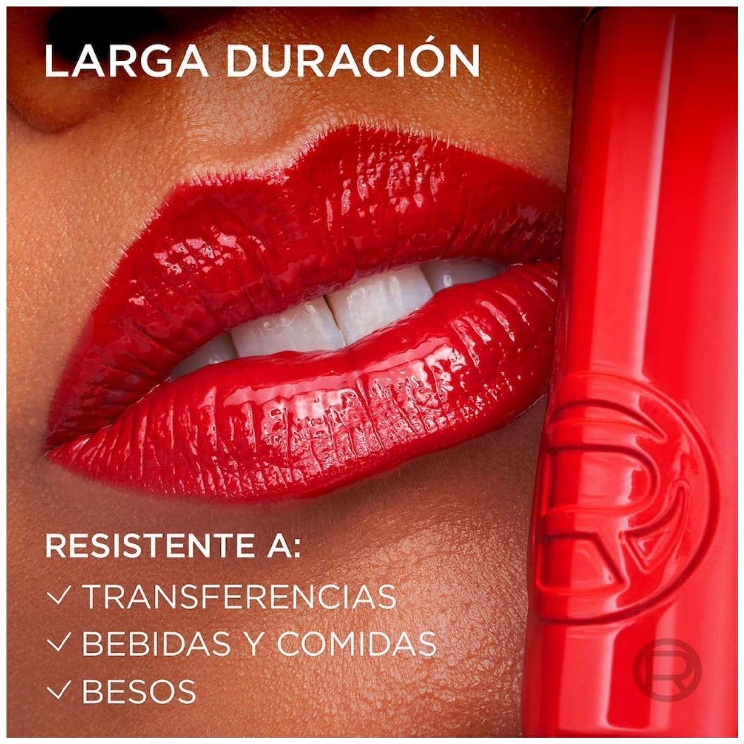 Kit Maquillaje L'Oréal Máscara Panorama Waterproof + Labial Laque + Neceser-3