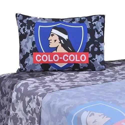 Juego De Sabanas Colo Colo  1.5 Plaza-0
