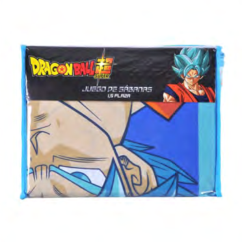 Sábana Mf 1,5pl Infantil Dragon Ball Z Dbs-2