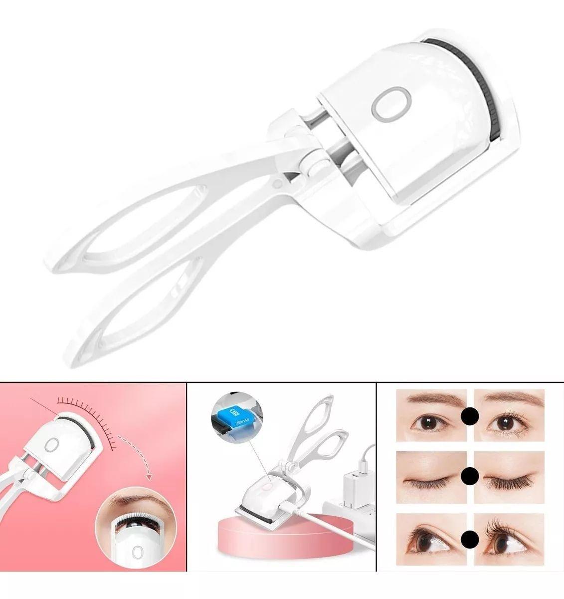 Rizador De Pestañas Eléctrico De Larga Duración Carga Usb-7