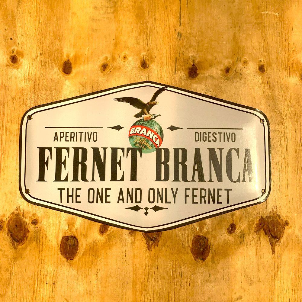 CARTEL CHAPA 25x40 FERNET BRANCA - FIRE CHILE-1