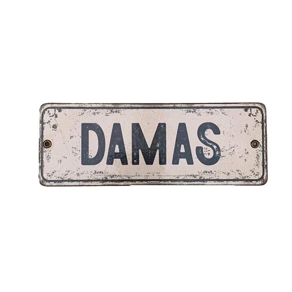 CARTEL CHAPA 8x22 (RECTANGULAR) DAMAS - FIRE CHILE-0